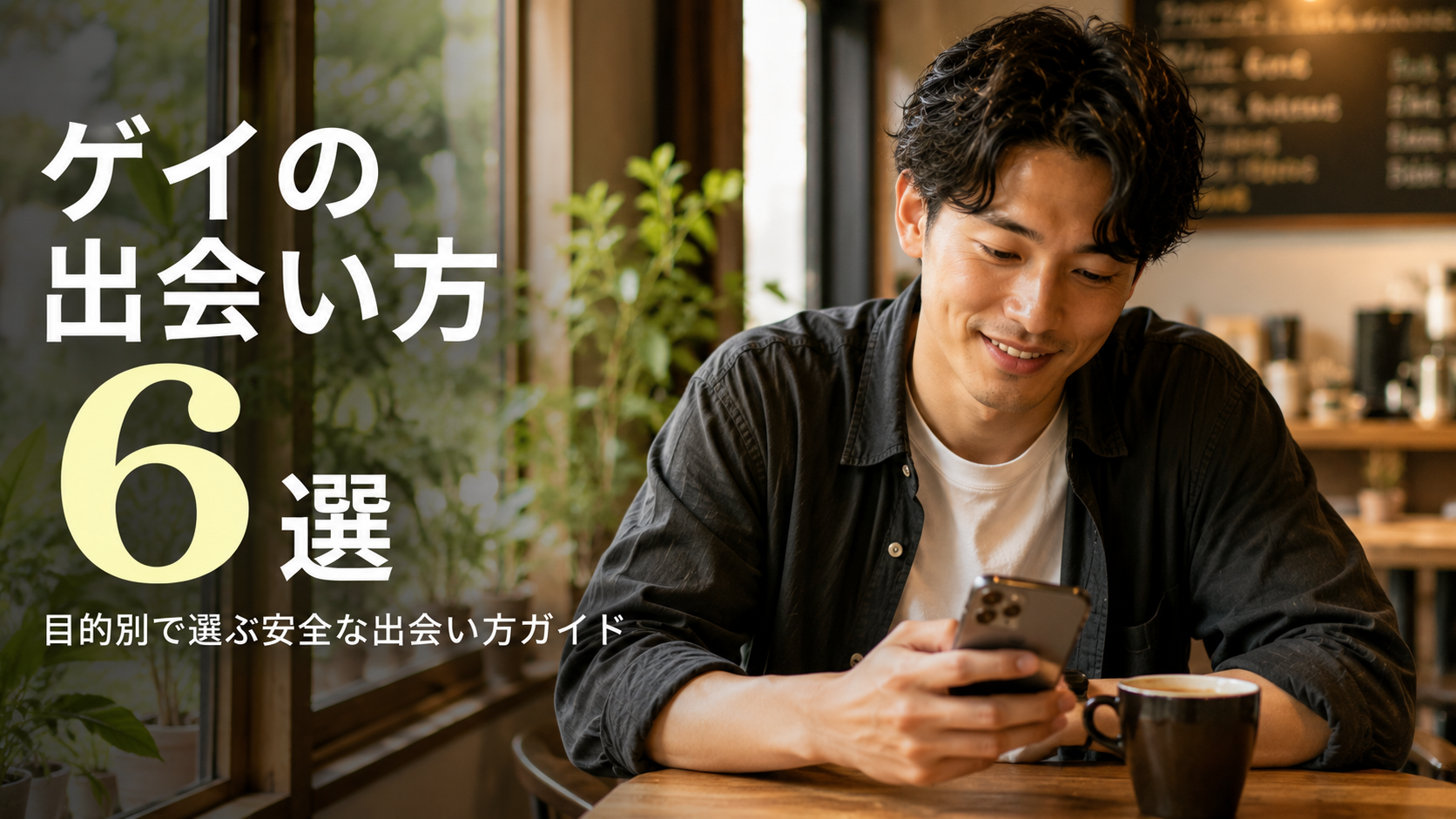 【2026年最新】ゲイの出会い方6選｜目的別で選ぶ安全な出会い方ガイド